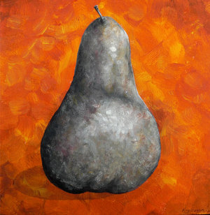 kayhughes pewter pear acryl