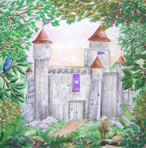 Castle, Purple Banners