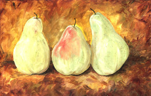 Three Pears - 24x36